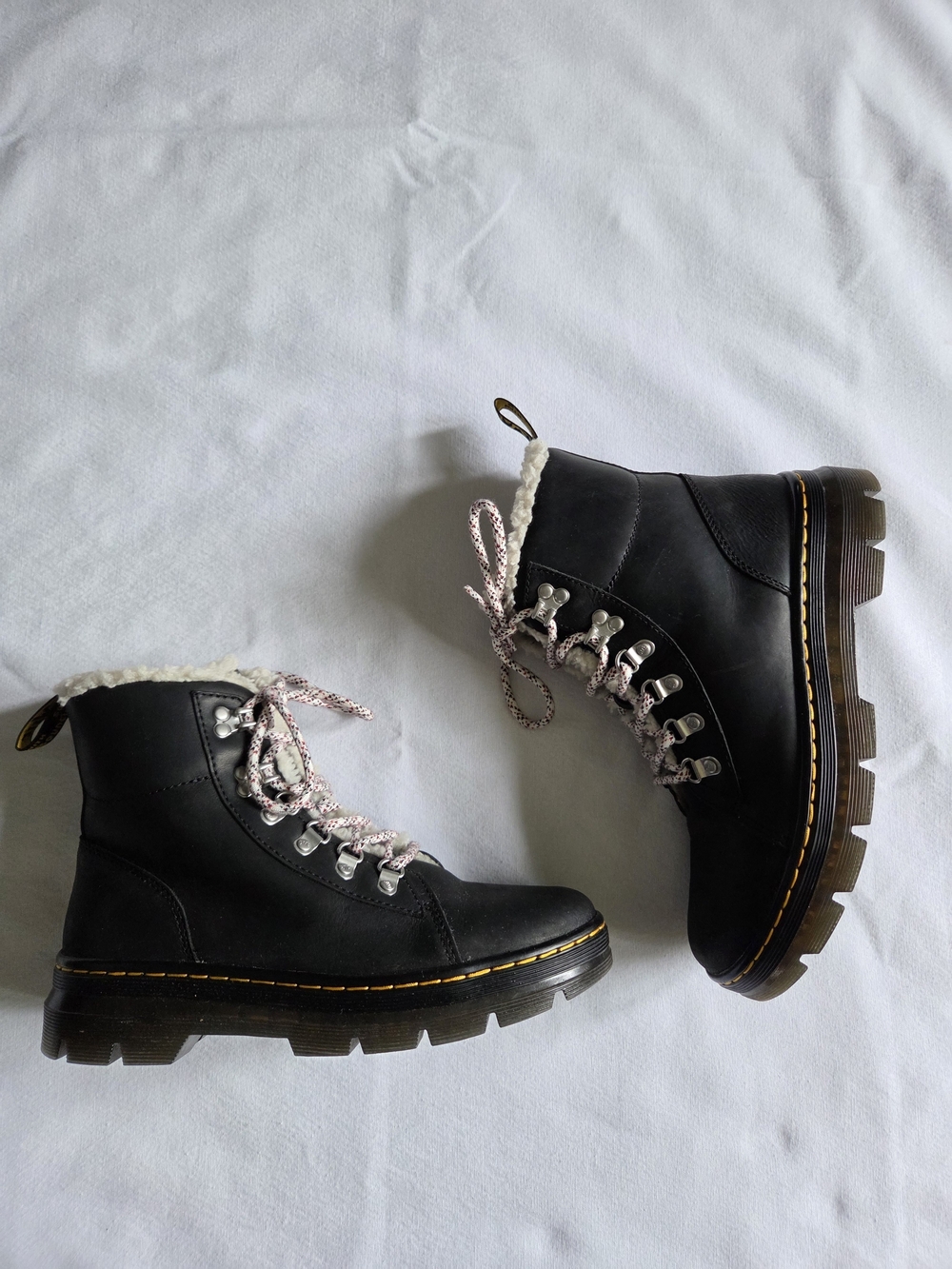 Dr. Martens Combs Line Fur Boots